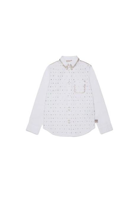 Camicia con strass N°21 KIDS | N210EQ N05190N100